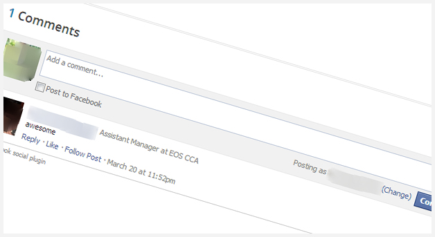 Facebook Comments